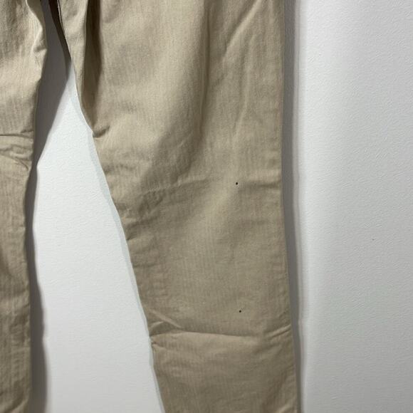 Levis Tan Pinstripe Y2K Jeans Size 12 - Picture 7 of 7